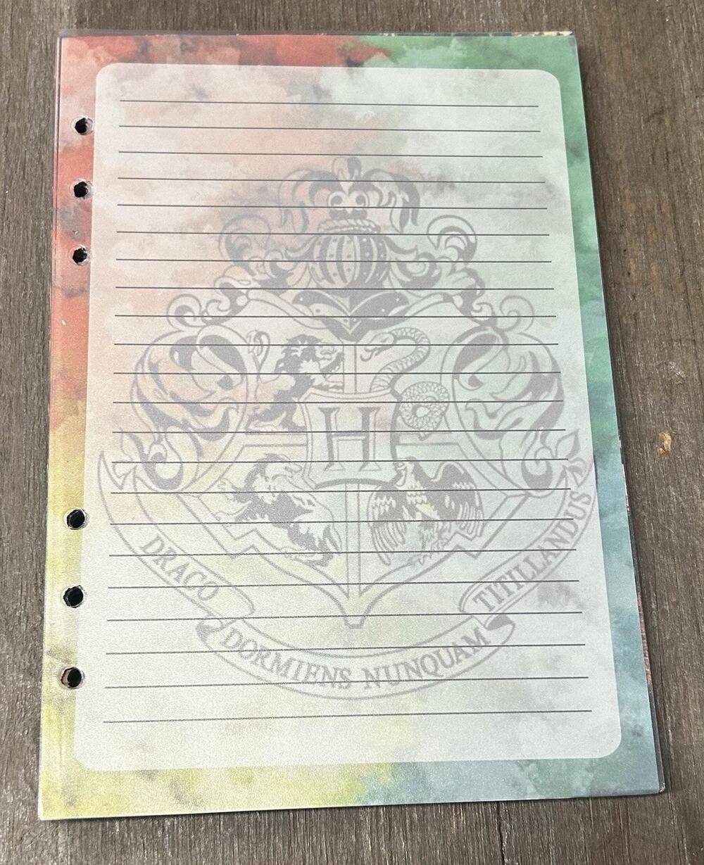 Harry Potter Size A5 Refill Stationery Paper (50 Sheets)